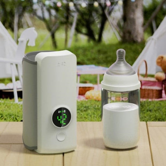 Smart Baby Bottle Insulation Warmer – Wireless, 6-Level Temperature Control, Travel Friendly