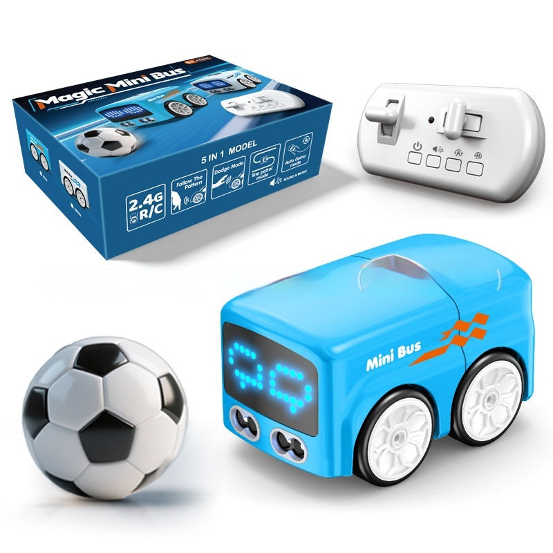 Smart Interactive RC Mini Bus – Gesture Control & Line Tracking Toy