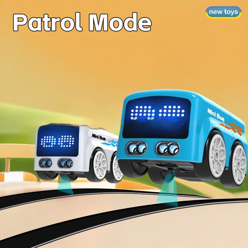 Smart Interactive RC Mini Bus – Gesture Control & Line Tracking Toy