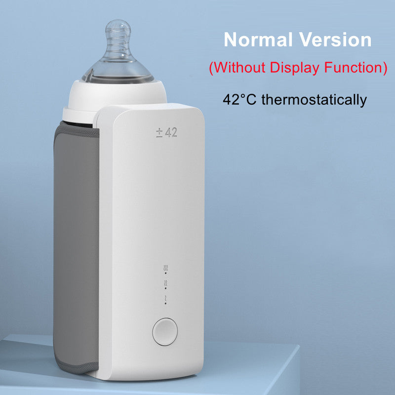 Smart Baby Bottle Insulation Warmer – Wireless, 6-Level Temperature Control, Travel Friendly