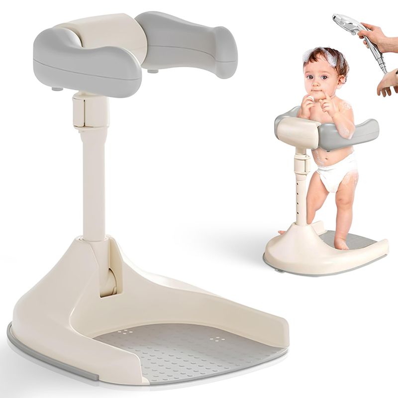 Adjustable Baby Bath Stand|Anti-Slip Infant Bathing Seat for Newborns
