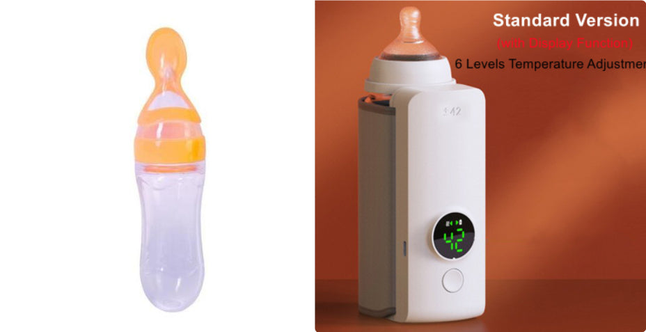 Smart Baby Bottle Insulation Warmer – Wireless, 6-Level Temperature Control, Travel Friendly